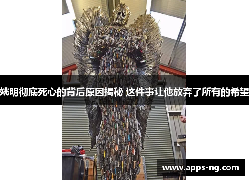 姚明彻底死心的背后原因揭秘 这件事让他放弃了所有的希望 姚明彻底死心的背后原因揭秘 这件事让他放弃了所有的希望